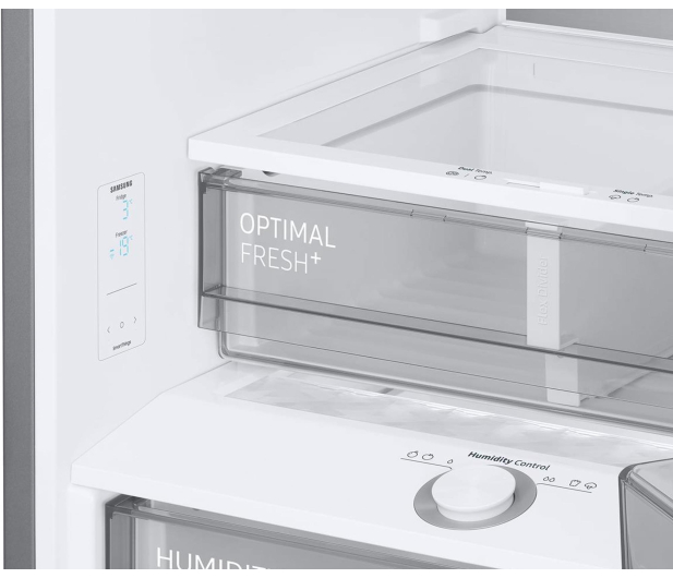 Samsung Outlet RB38C7B5D22 EF No Frost 203cm Czarne Szkło Bespo - 1553835 - zdjęcie 9